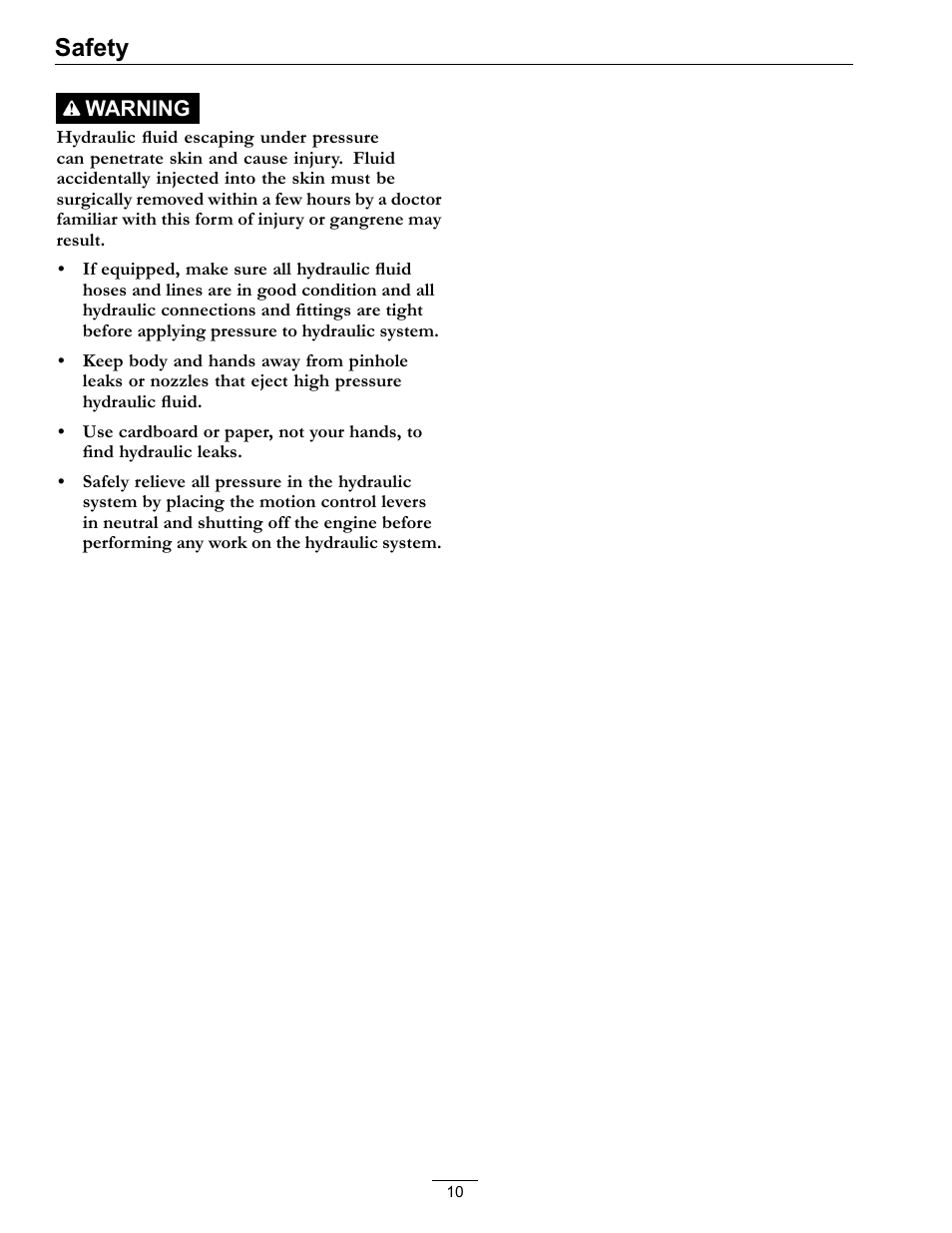 Safety | Exmark Mower Pioneer E-Series 4500-996 Rev A User Manual | Page 10 / 52