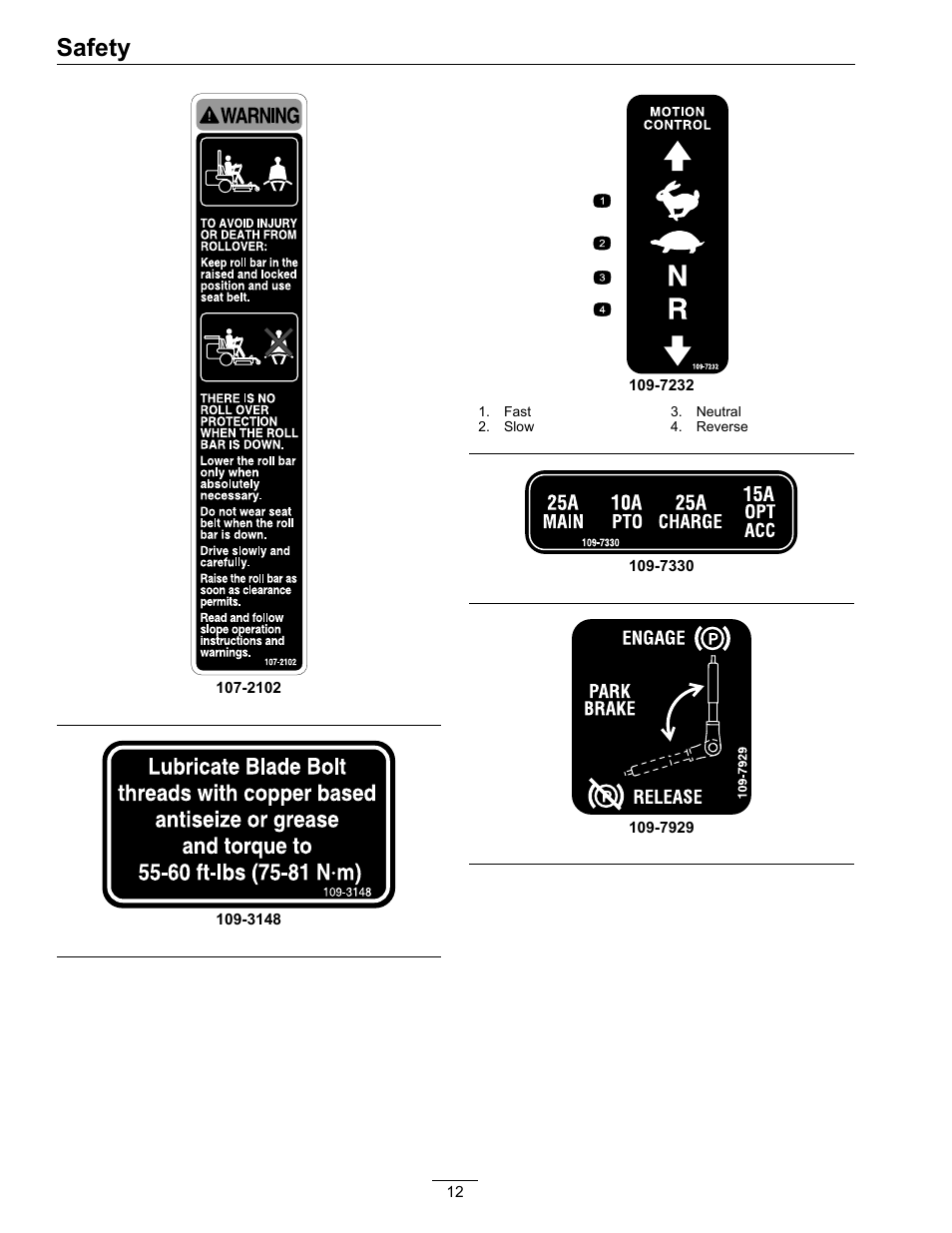 Safety | Exmark Lazer Z 4500-872 User Manual | Page 12 / 56