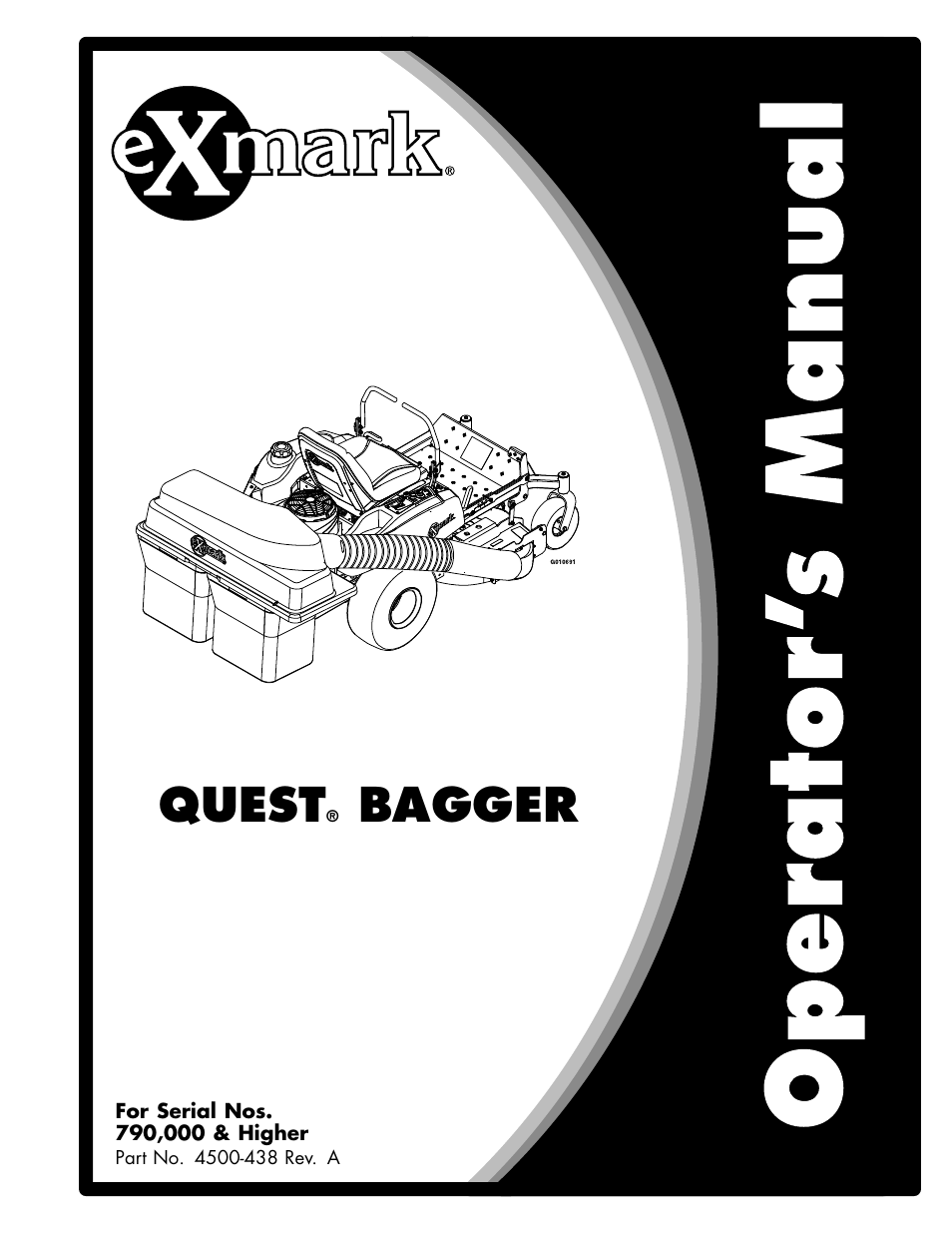 Exmark Quest Bagger 4500-438 rev. a User Manual | 24 pages