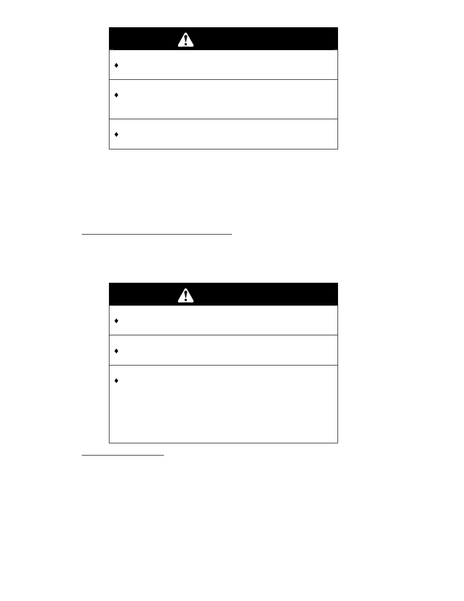 Warning | Exmark Metro 21 Series User Manual | Page 28 / 44