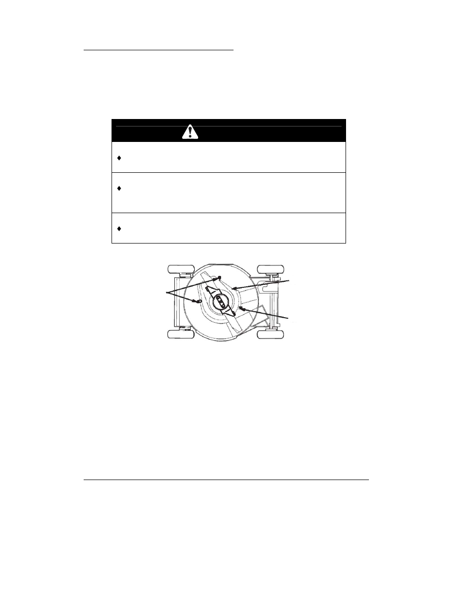 Warning | Exmark Metro 21 Series User Manual | Page 33 / 44