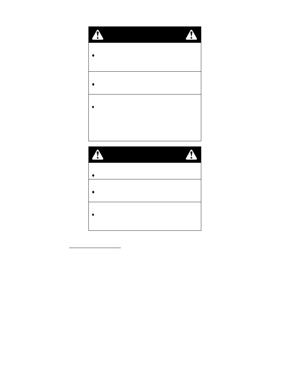 Warning | Exmark FR23KC User Manual | Page 26 / 48