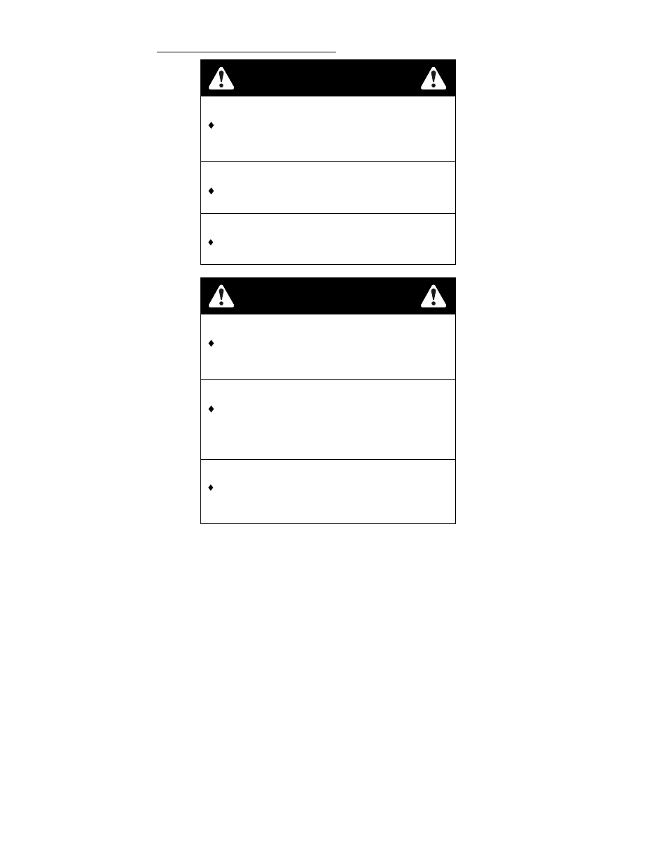 Warning, Caution | Exmark FR23KC User Manual | Page 37 / 48