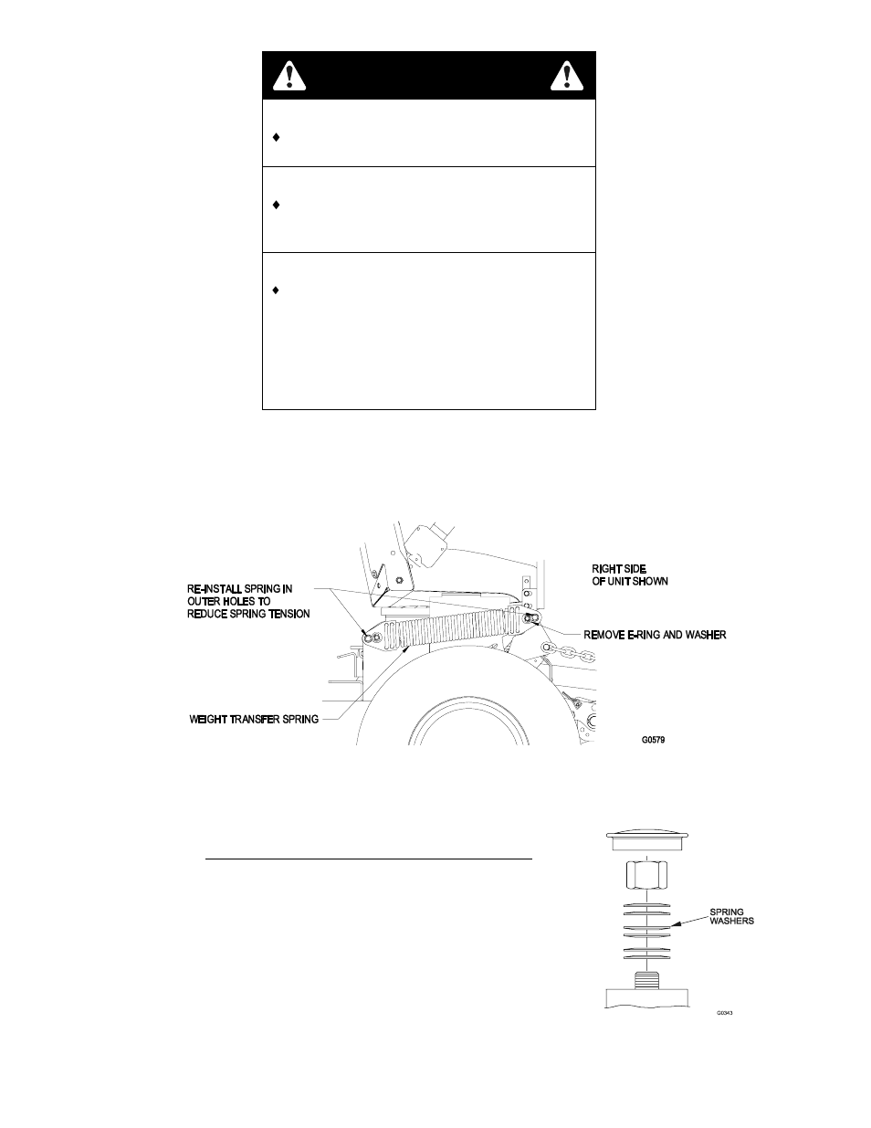 Warning | Exmark FR23KC User Manual | Page 39 / 48