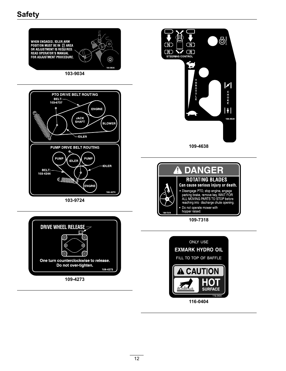 Safety | Exmark Navigator 0 User Manual | Page 12 / 48