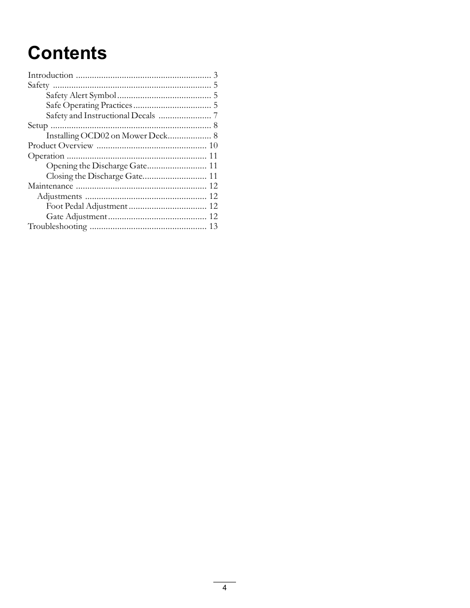 Exmark OCD02 User Manual | Page 4 / 16