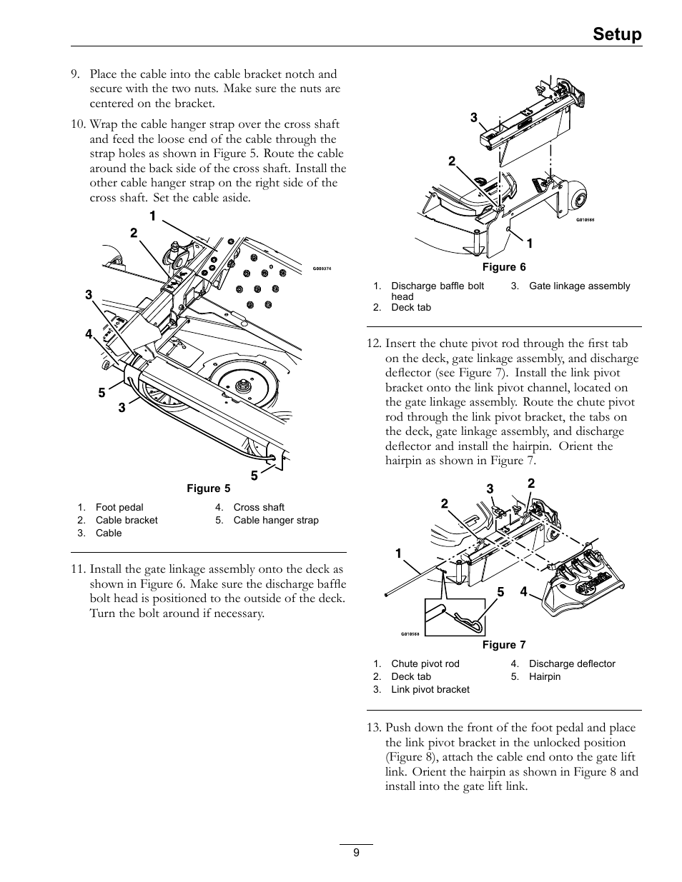 Setup | Exmark OCD02 User Manual | Page 9 / 16