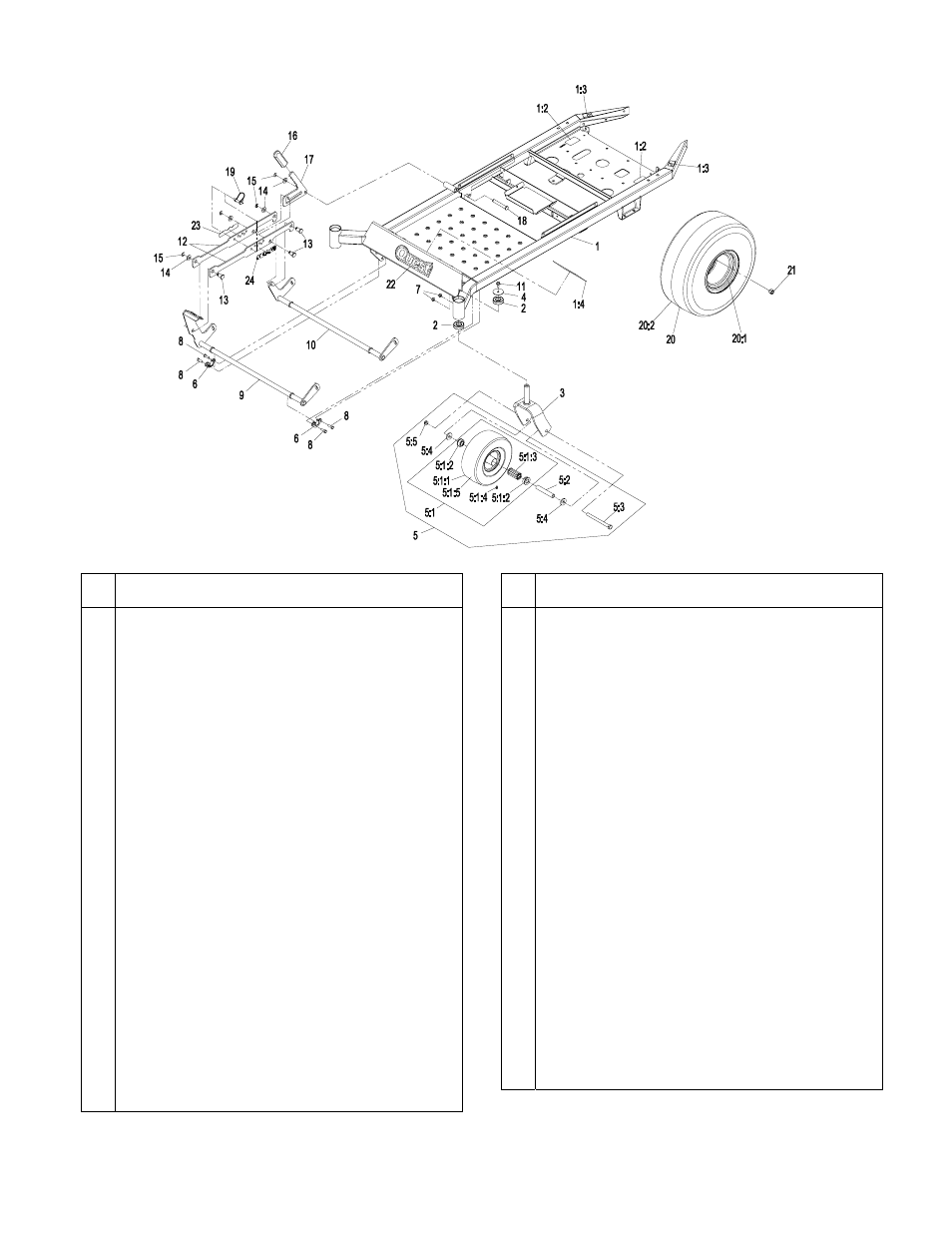 Frame group | Exmark Quest 4500-451 User Manual | Page 11 / 28