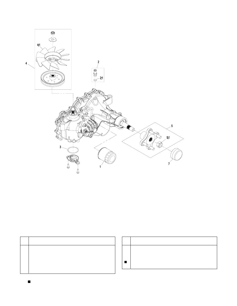 Transaxle assembly | Exmark Quest 4500-451 User Manual | Page 20 / 28