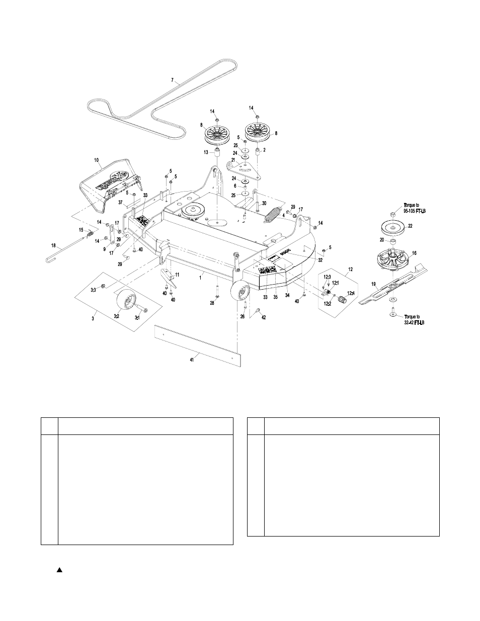 42” deck group | Exmark Quest 4500-451 User Manual | Page 4 / 28