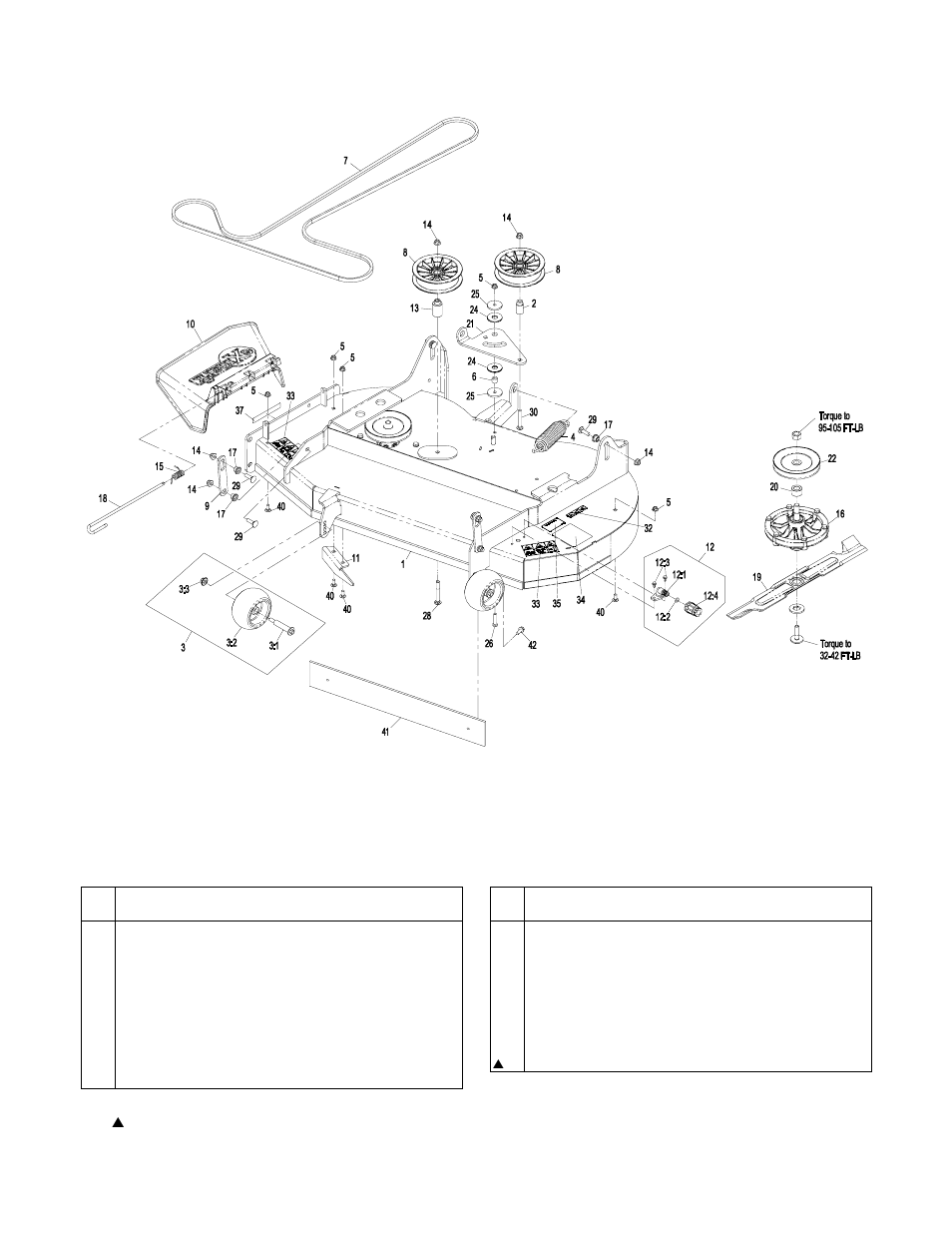 42” deck group (cont.) | Exmark Quest 4500-451 User Manual | Page 5 / 28