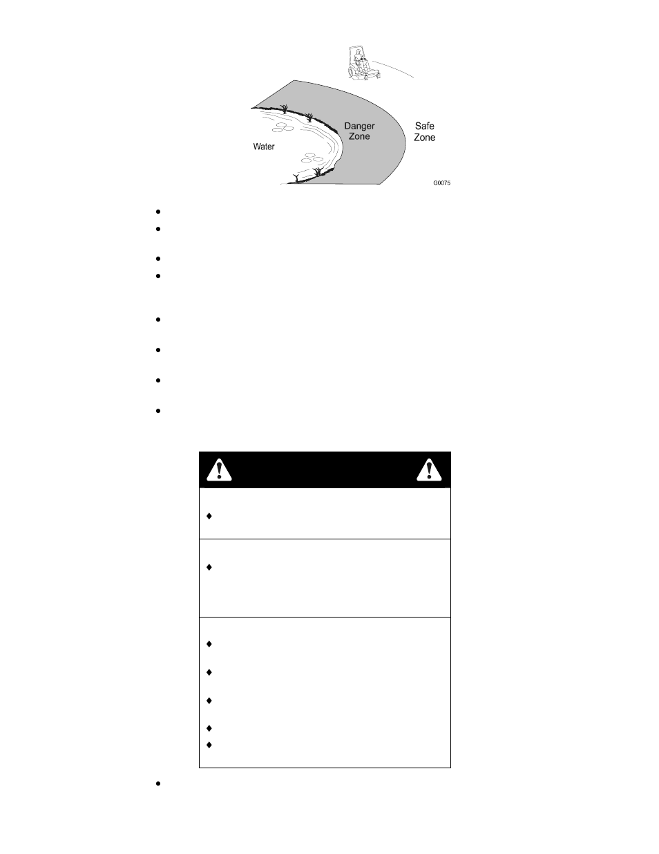 Warning | Exmark Lazer Z XS User Manual | Page 11 / 52