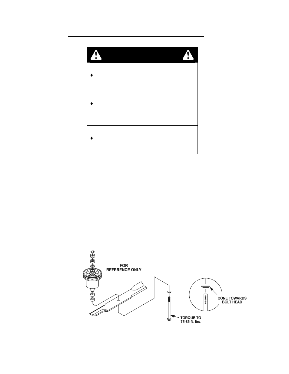 Caution | Exmark VH15KA483 User Manual | Page 23 / 44