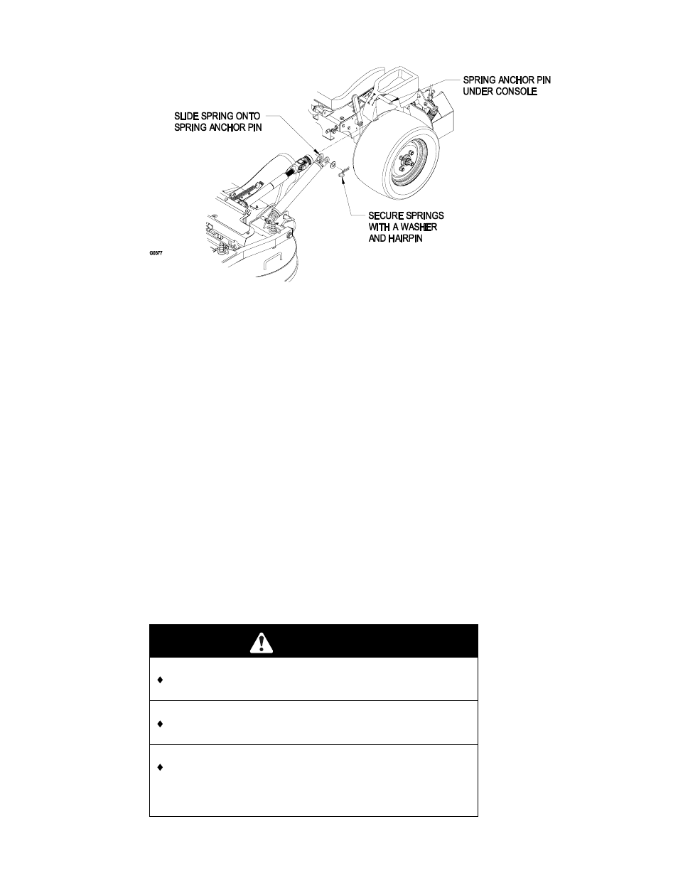 Warning | Exmark CD42CD User Manual | Page 11 / 24