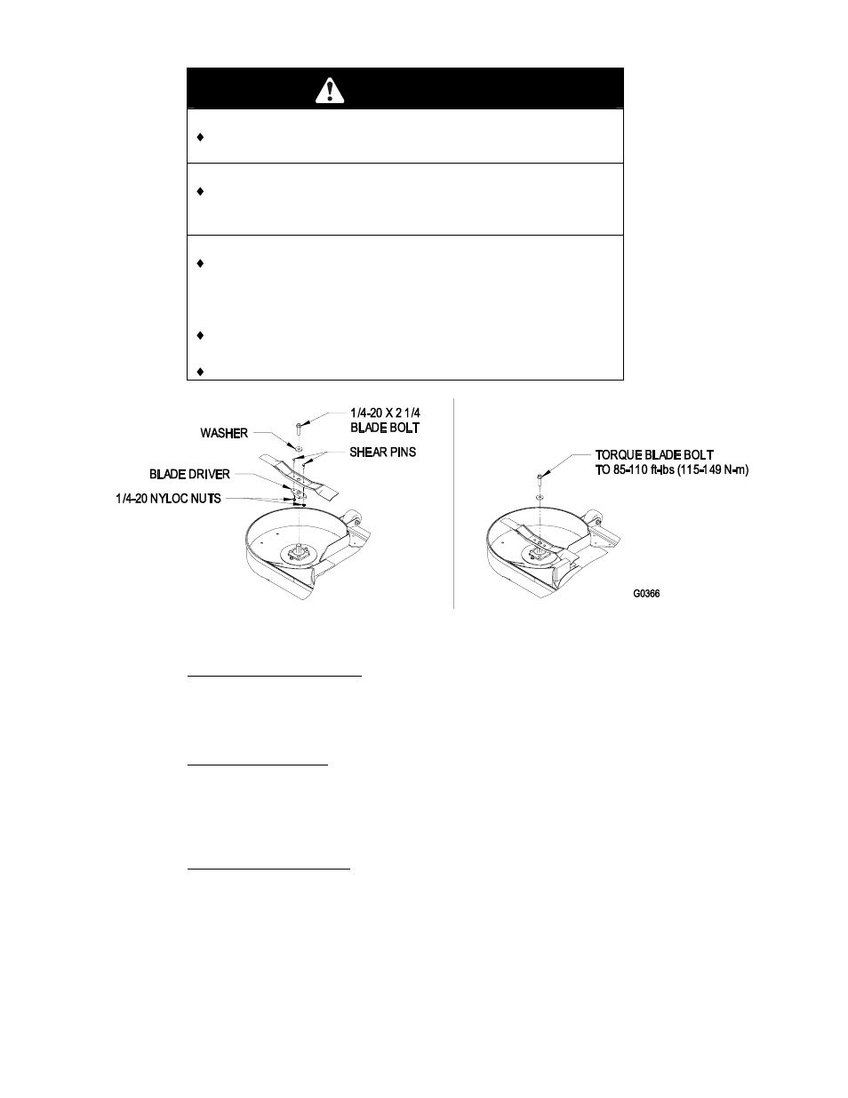 Caution | Exmark CD42CD User Manual | Page 14 / 24