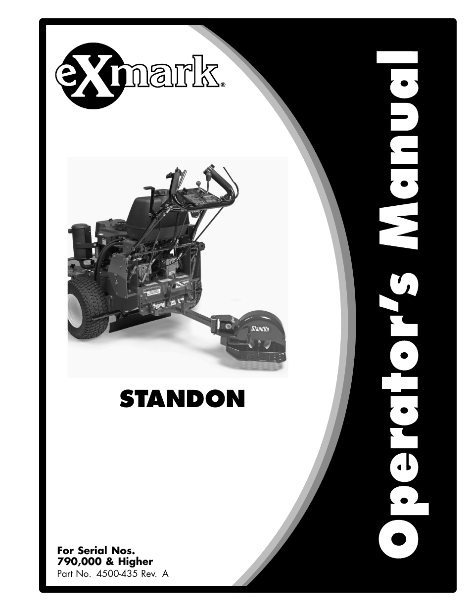 Exmark Standon 4500-435 User Manual | 20 pages