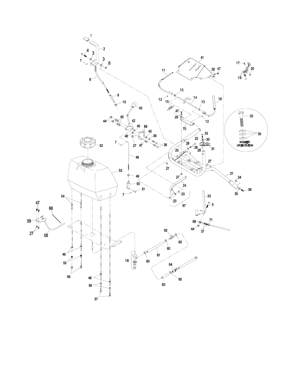 Ecs upper handles and controls | Exmark 000 & Higher User Manual | Page 15 / 24