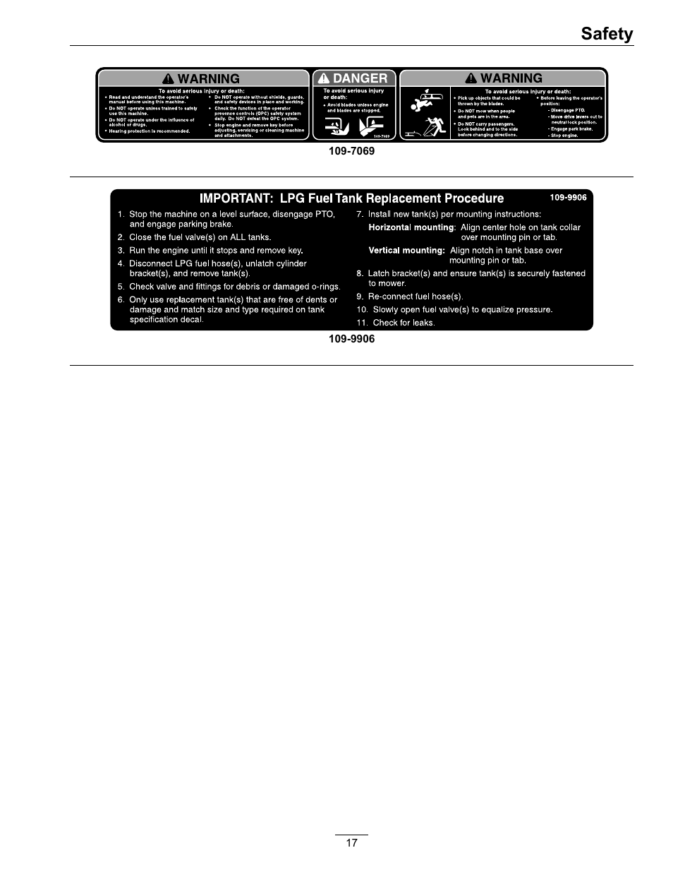 Safety | Exmark Lazer Z Mower 4500-645 User Manual | Page 17 / 64