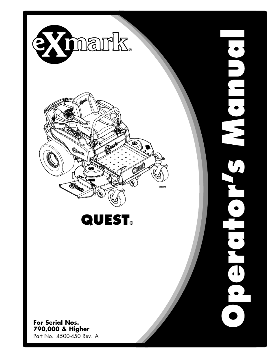 Exmark Quest 4500-450 User Manual | 56 pages