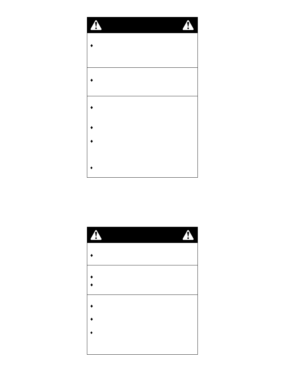 Warning | Exmark NAV20KC User Manual | Page 10 / 52
