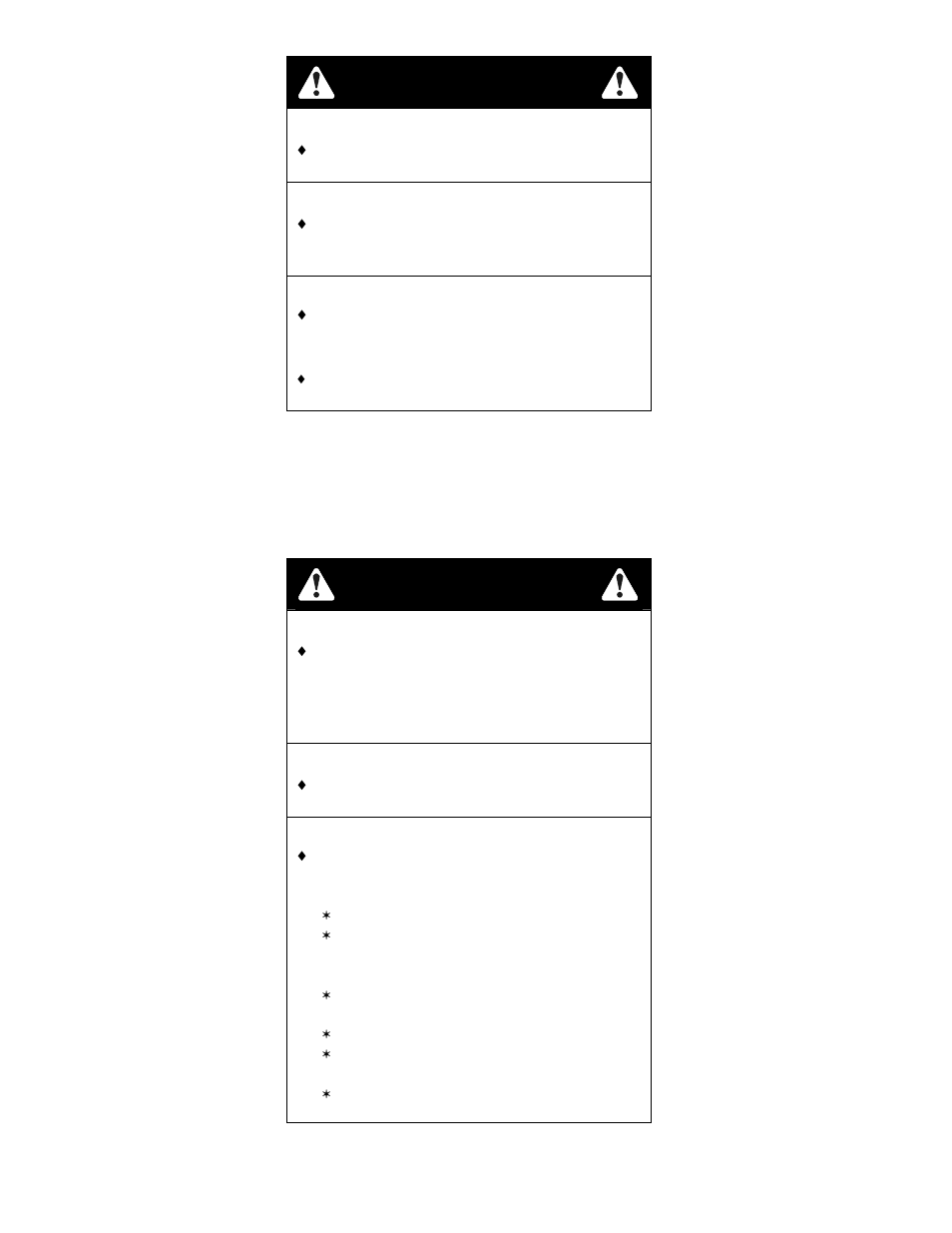 Warning | Exmark NAV20KC User Manual | Page 11 / 52