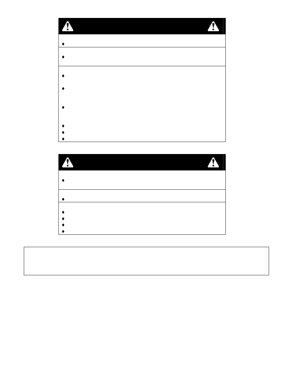 Warning | Exmark NAV20KC User Manual | Page 2 / 52
