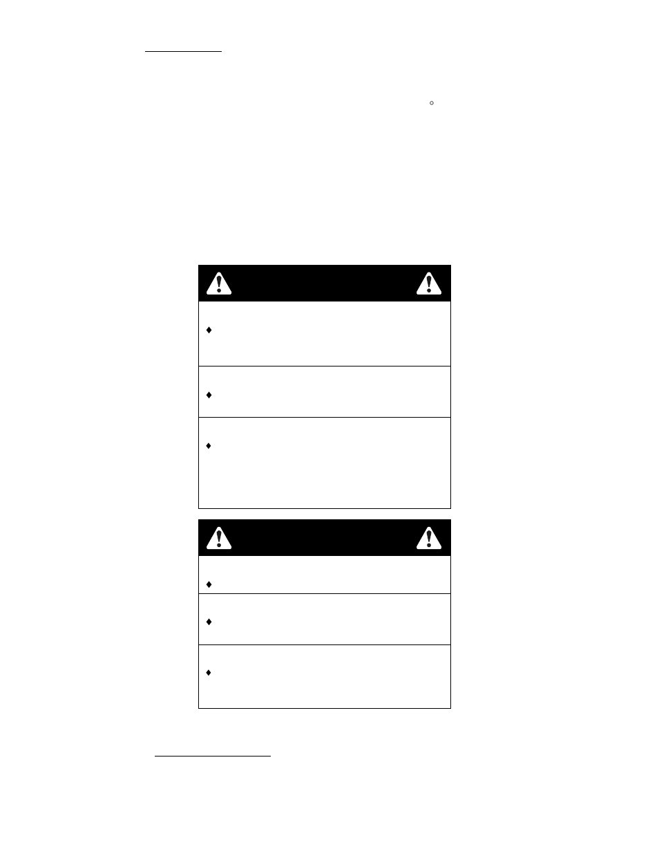 Warning | Exmark NAV20KC User Manual | Page 25 / 52