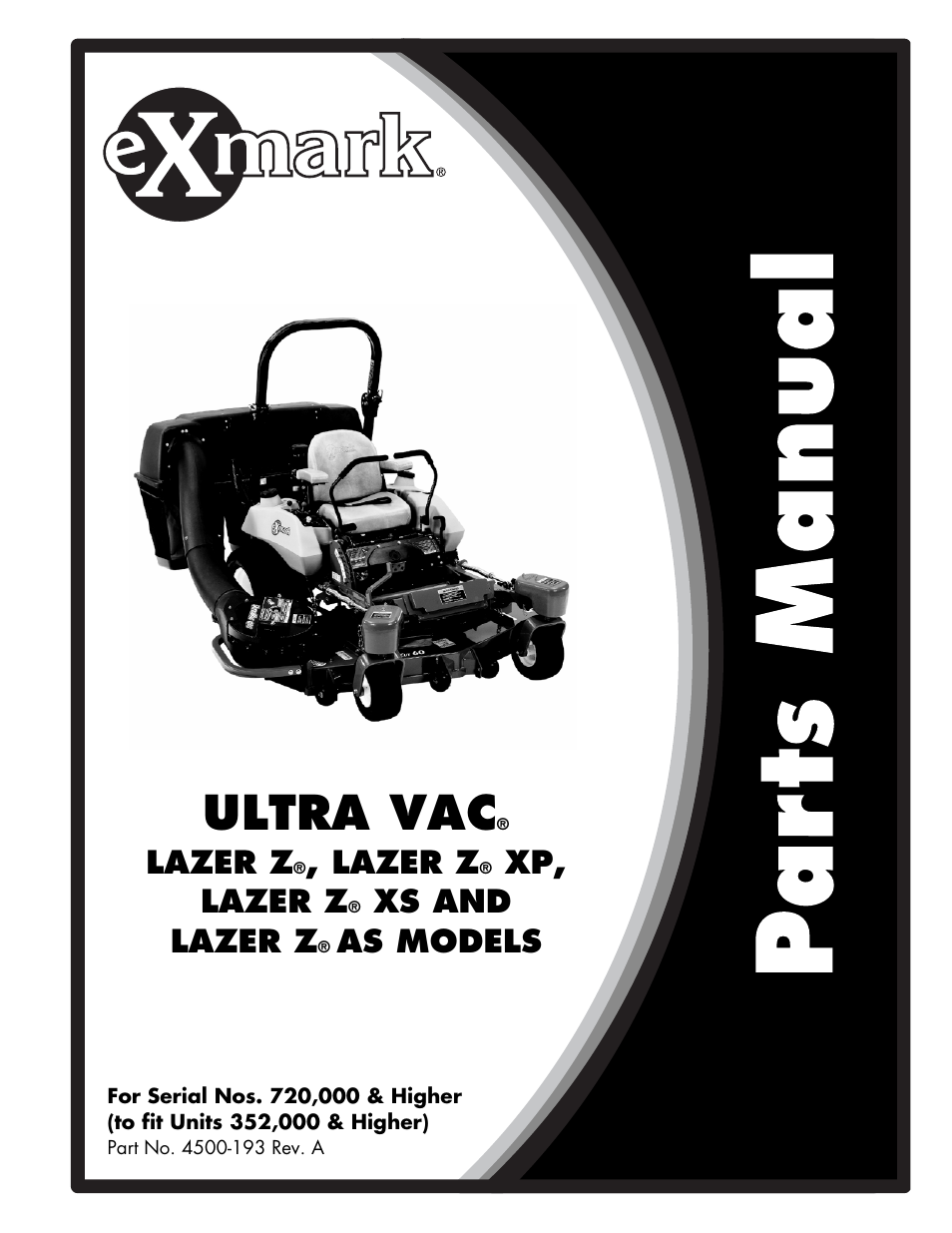 Exmark Ultra Vac Lazer Z AS User Manual | 16 pages