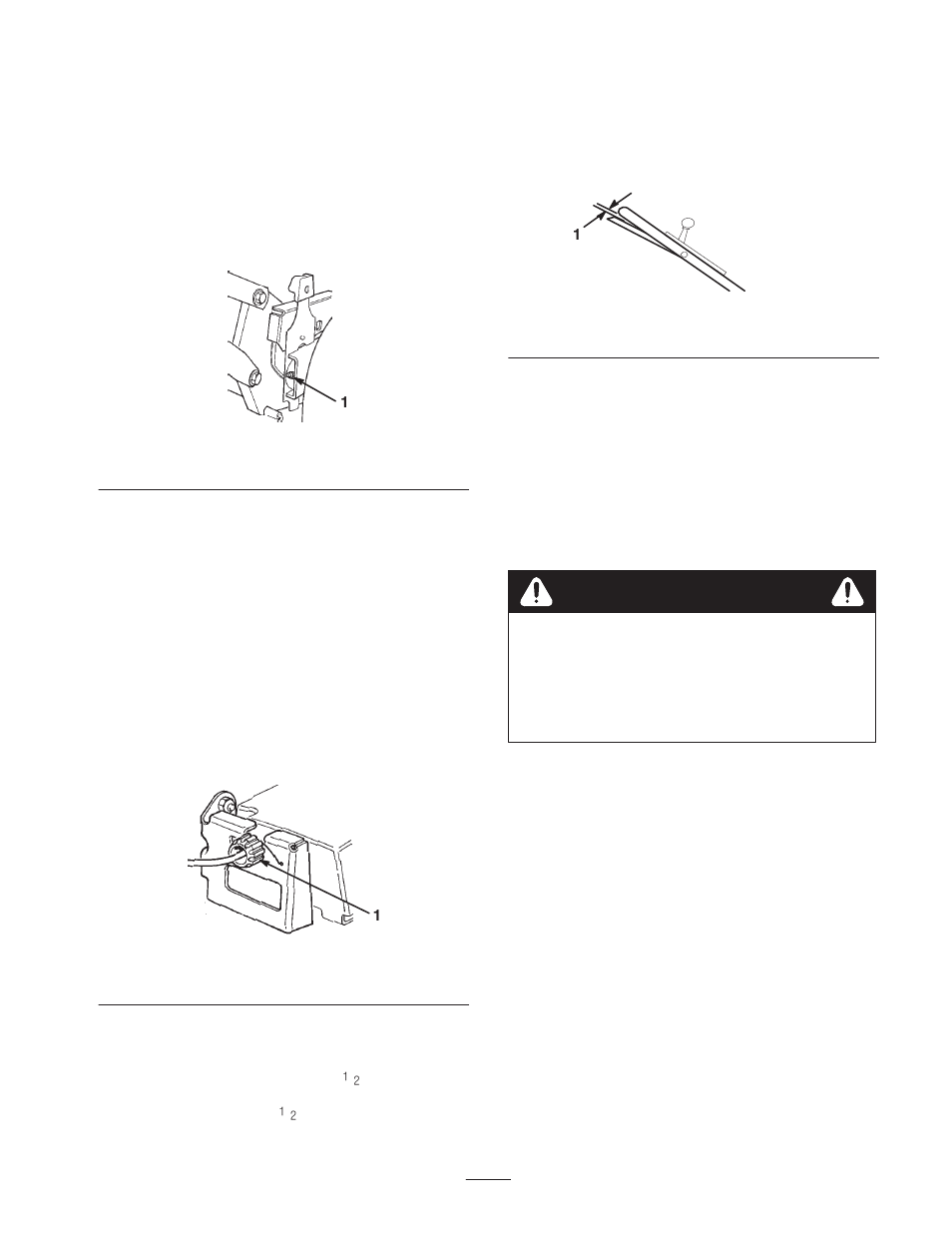 Lubricating the pivot arms, Adjusting the self-propel drive, Changing the engine oil | Warning | Exmark Metro 21 User Manual | Page 23 / 32