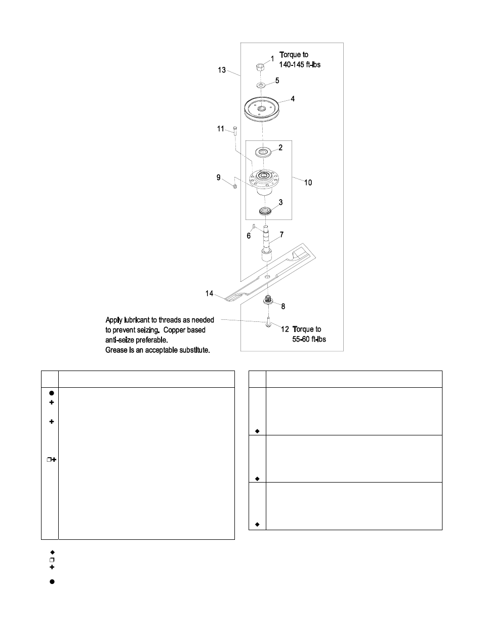 Spindle assembly | Exmark FR724 User Manual | Page 7 / 12