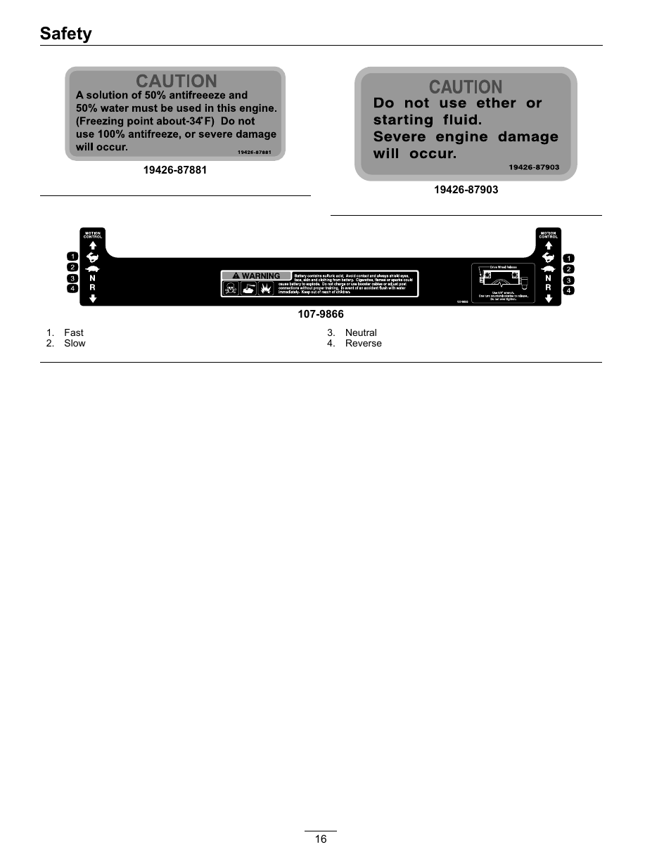 Safety | Exmark Lazer Z D-Series 920 User Manual | Page 16 / 60