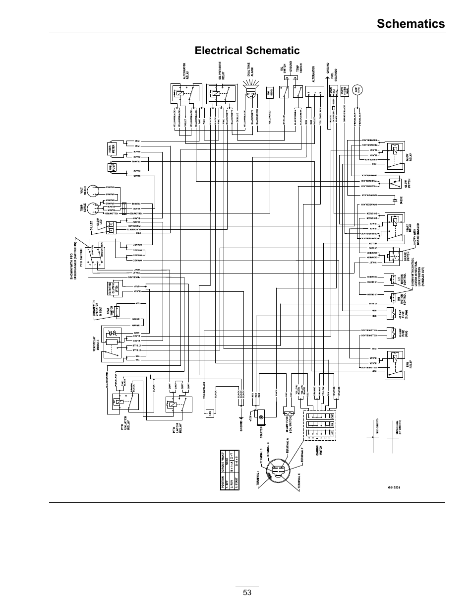 Schematics | Exmark Lazer Z D-Series 920 User Manual | Page 53 / 60