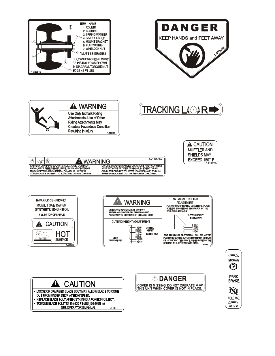 Exmark FMD524 User Manual | Page 14 / 48