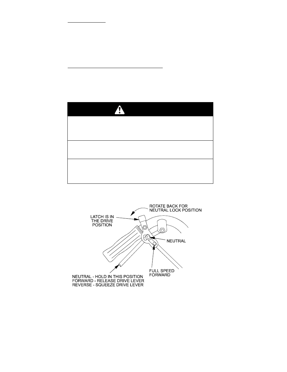 Caution | Exmark FMD524 User Manual | Page 23 / 48