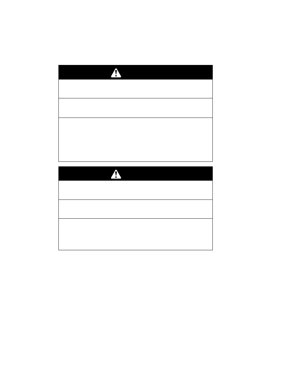 Warning | Exmark FMD524 User Manual | Page 9 / 48