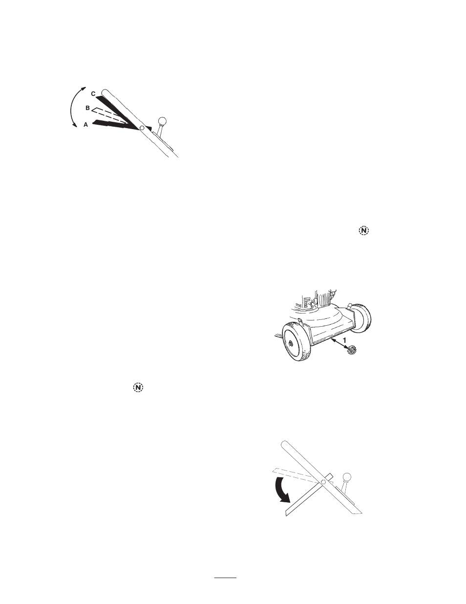 Operating the blade and the self-propel drive, Using the discharge tunnel plug, Checking the blade brake clutch | Exmark M216KASPC User Manual | Page 14 / 32
