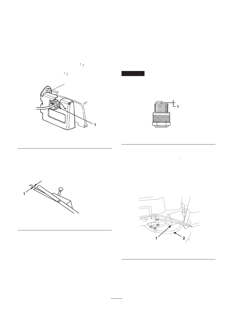 Adjusting the self-propel drive, Servicing the spark plug, Changing the oil filter | Exmark M216KASPC User Manual | Page 24 / 32