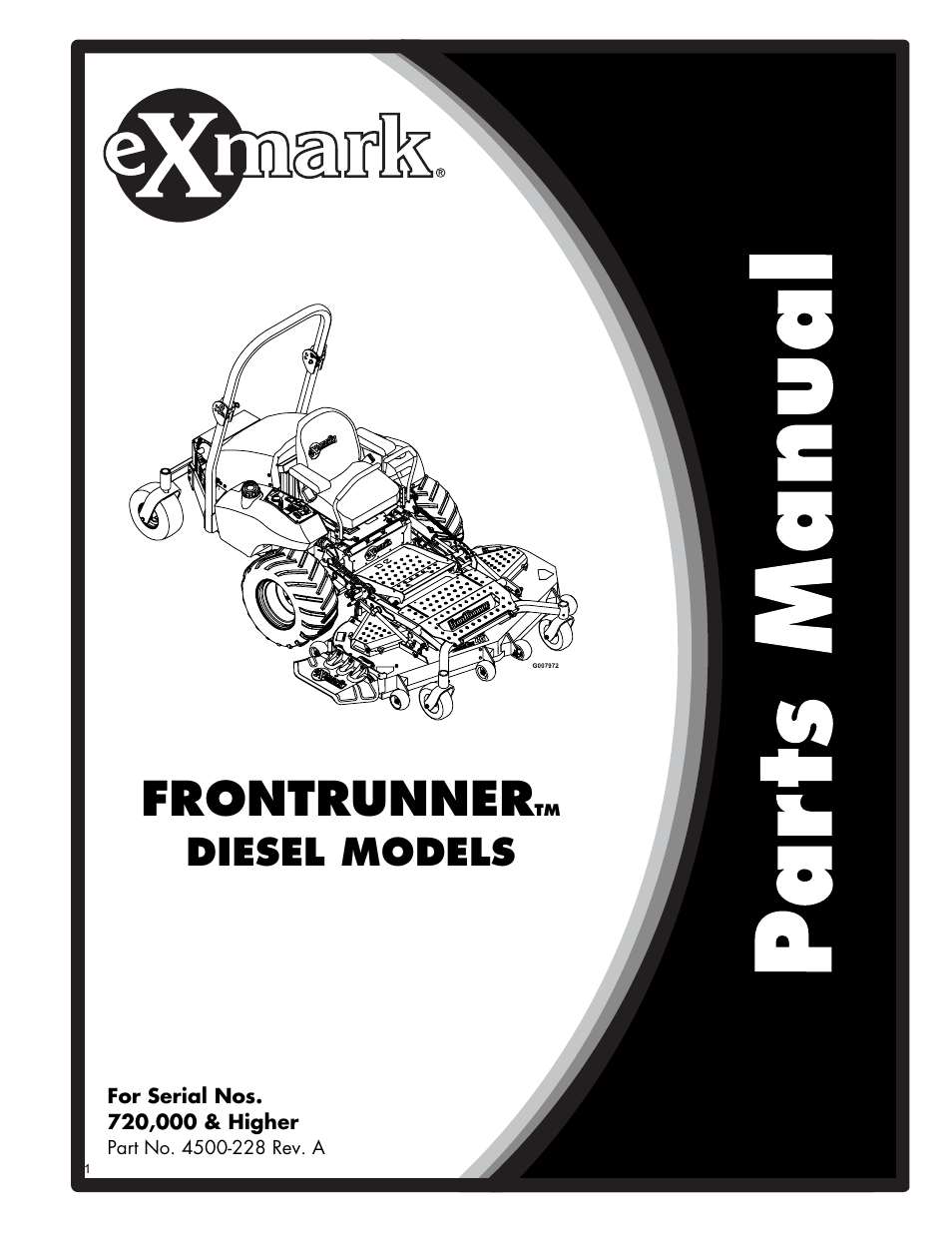 Exmark FrontRunner Diesel User Manual | 24 pages