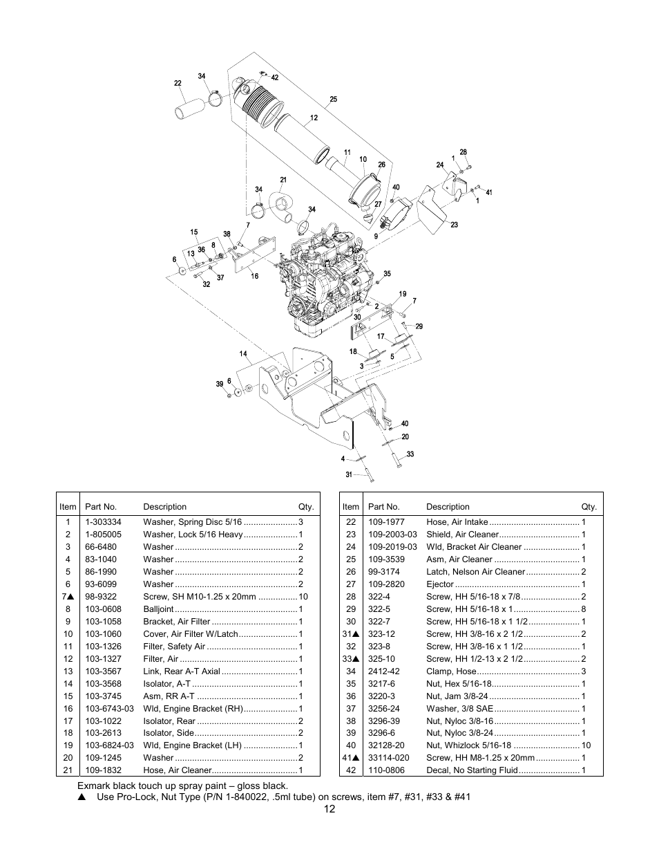 Engine group (cont.) | Exmark FrontRunner Diesel User Manual | Page 13 / 24