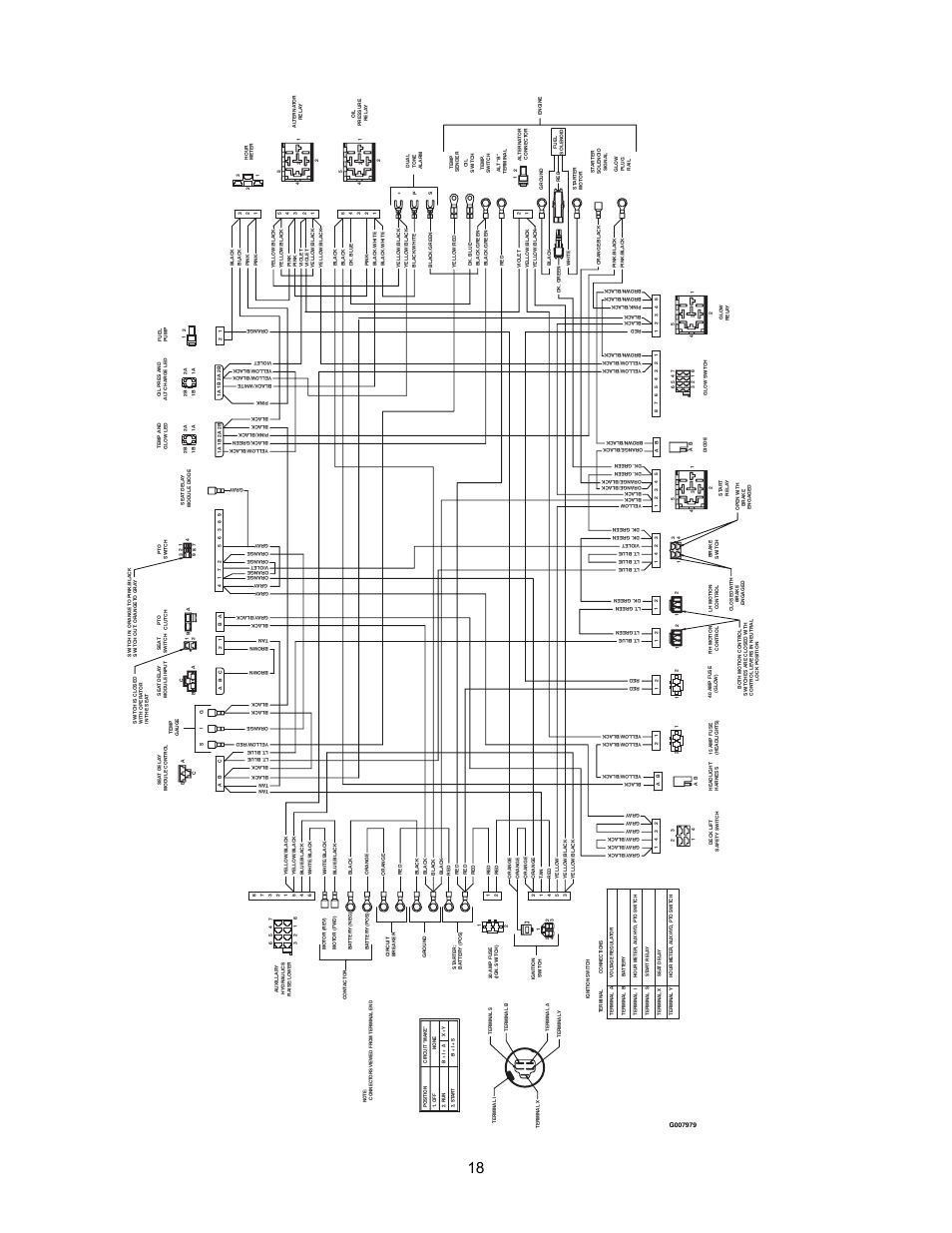 Electrical diagram | Exmark FrontRunner Diesel User Manual | Page 19 / 24