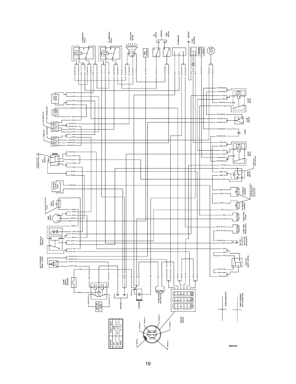 Electrical logic schematic | Exmark FrontRunner Diesel User Manual | Page 20 / 24