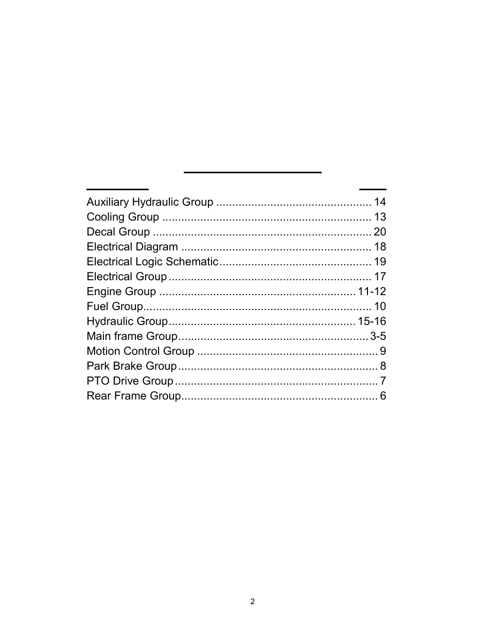 Exmark FrontRunner Diesel User Manual | Page 3 / 24