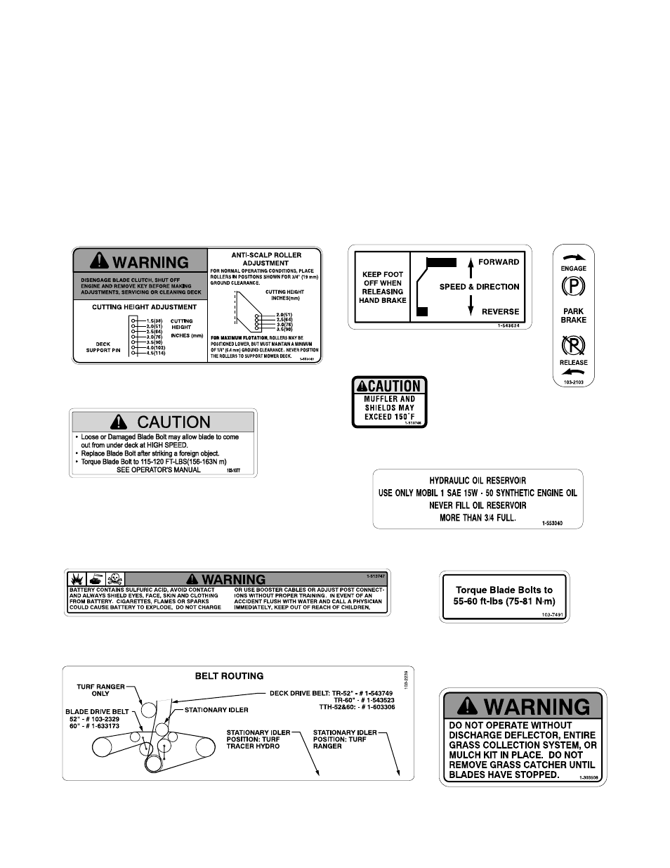 Exmark TR23KC User Manual | Page 13 / 48