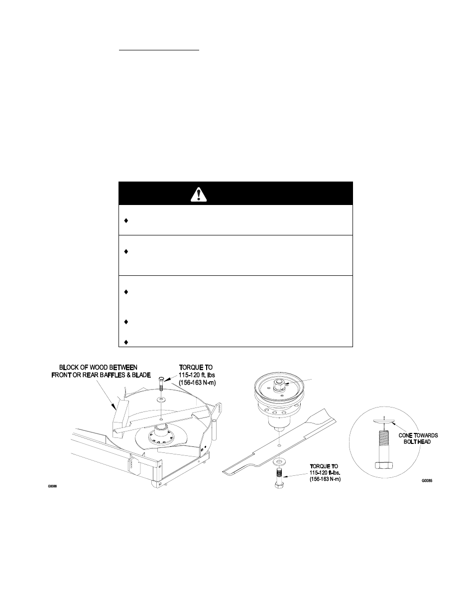 Caution | Exmark TR23KC User Manual | Page 26 / 48