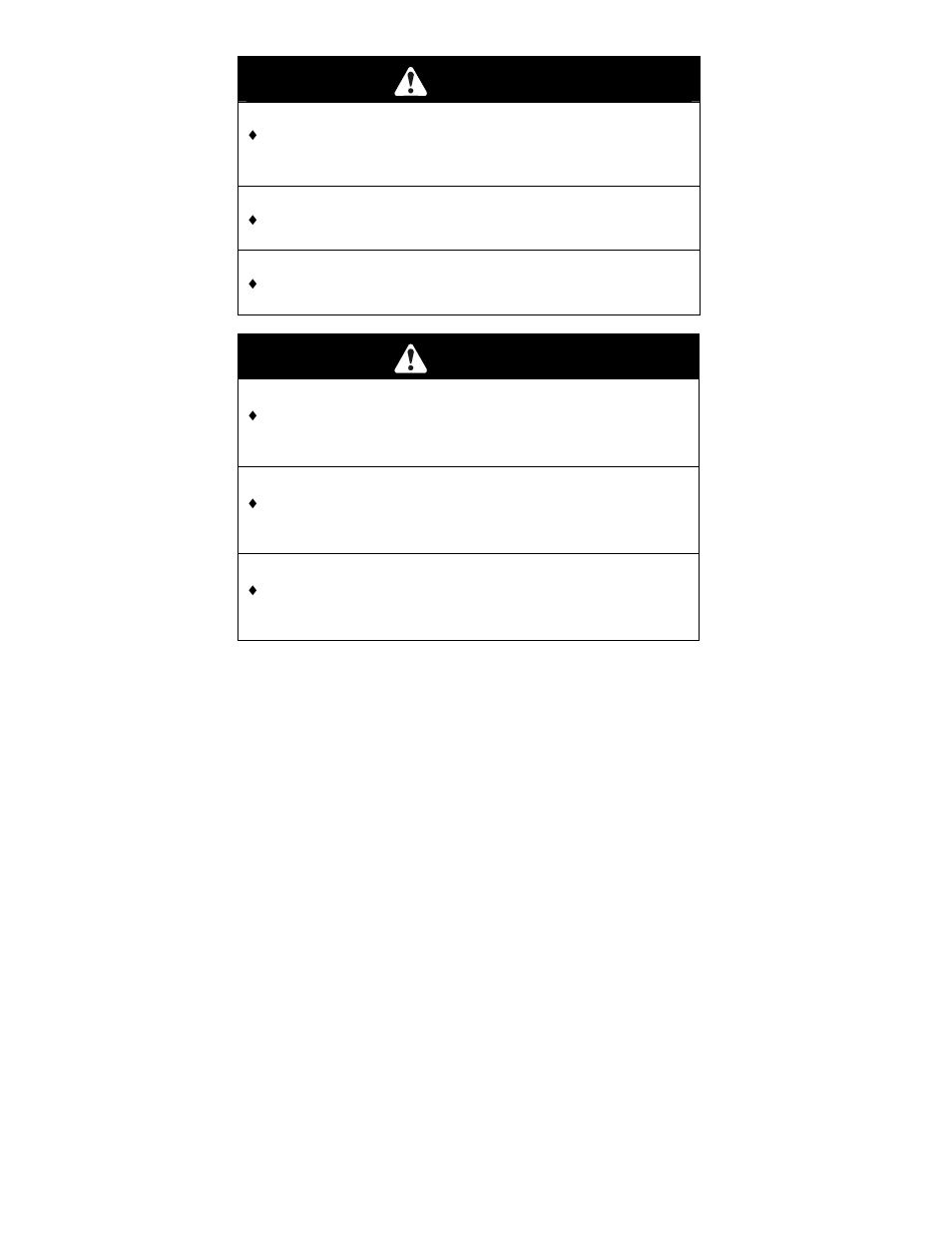 Warning, Caution | Exmark TR23KC User Manual | Page 35 / 48