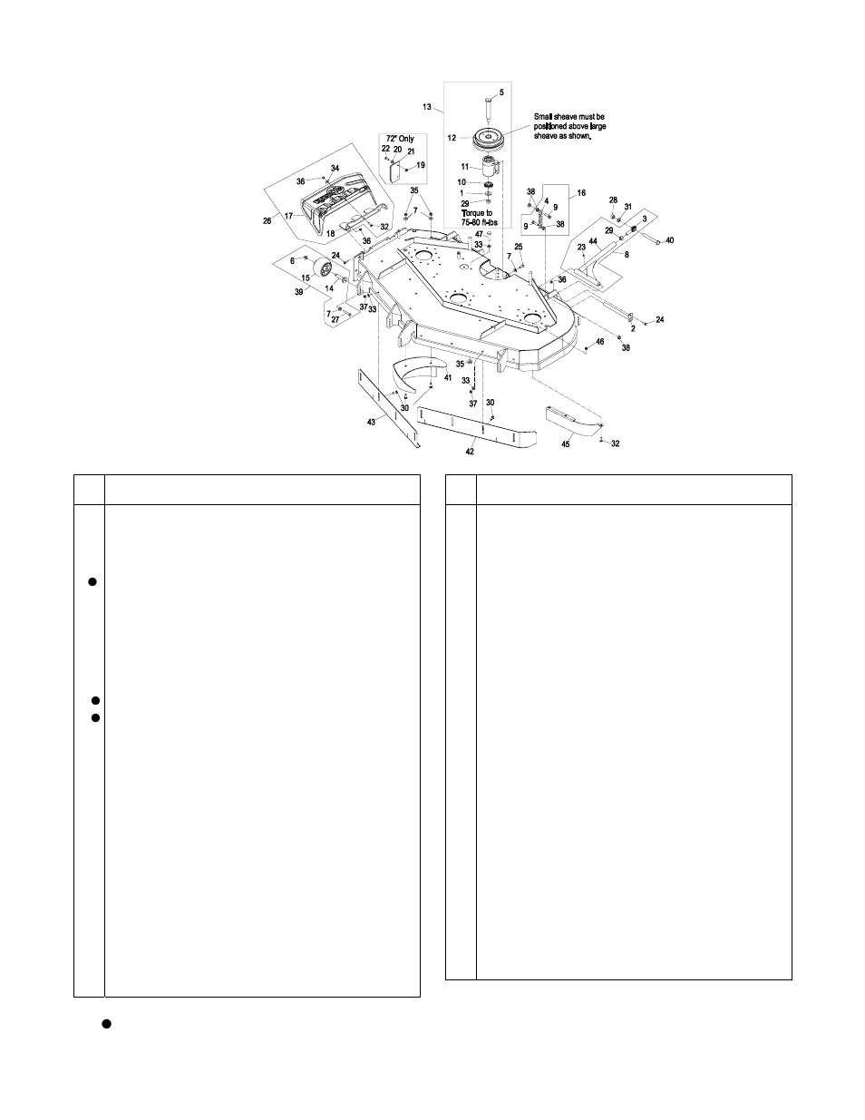 Deck group (cont.) | Exmark Lazer XS 4500-380 User Manual | Page 6 / 32