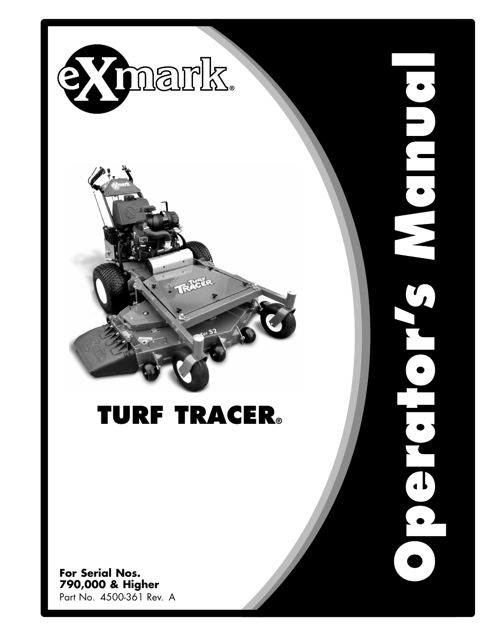 Exmark Turf Tracer TT20KCE User Manual | 44 pages