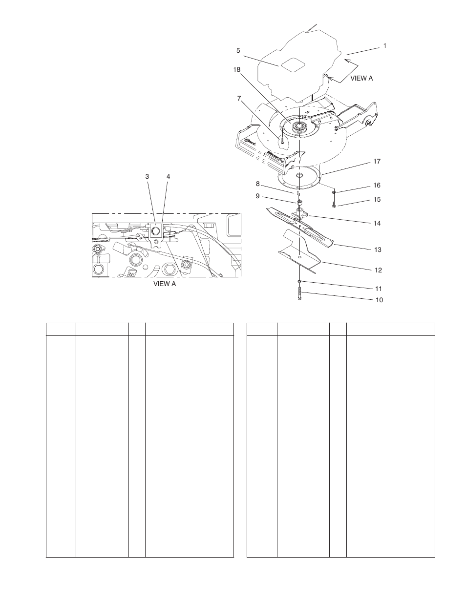 Engine and blade assembly | Exmark M216KA User Manual | Page 7 / 12