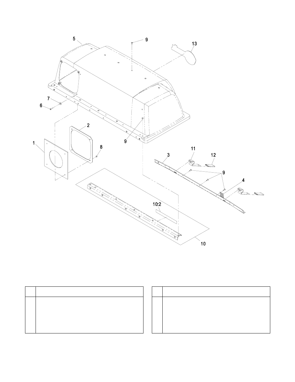 6768 bagger hood assembly | Exmark Quest Bagger User Manual | Page 5 / 12