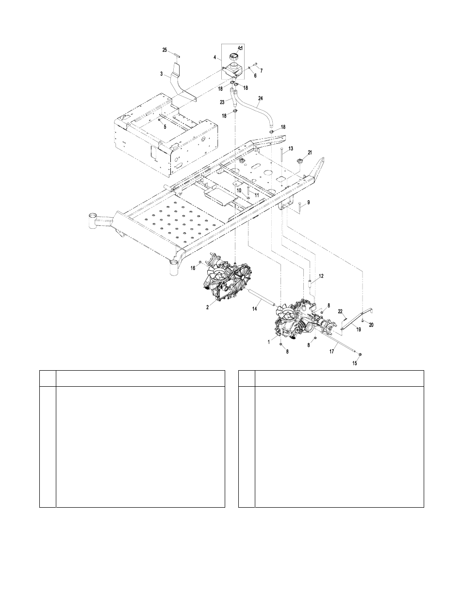 Transaxle group | Exmark QUEST 4500-339 User Manual | Page 16 / 24